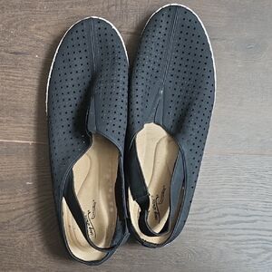 Lucky Brand Black Flats Comfortable Loafers